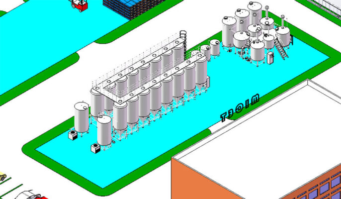 What is a microbrewery floor plan?