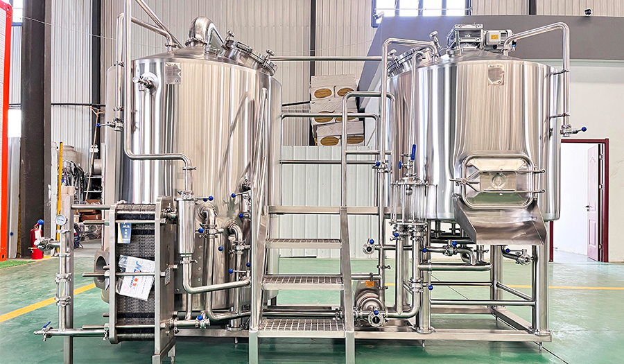 800L brewing equipment shipped to Uruguay