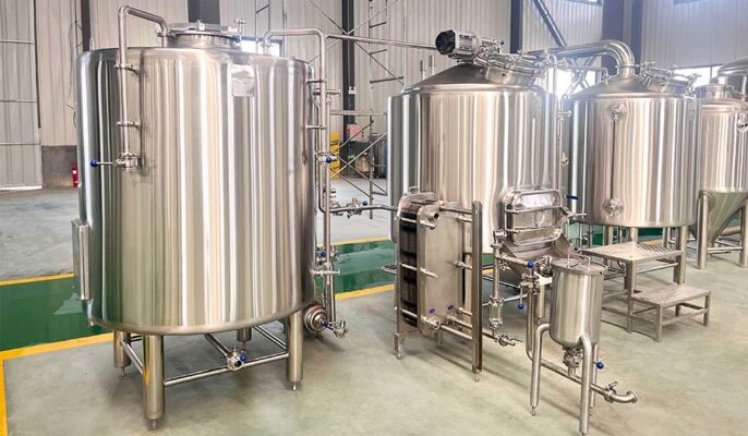 Attrezzature per birreria utilizzate nel processo di produzione della birra