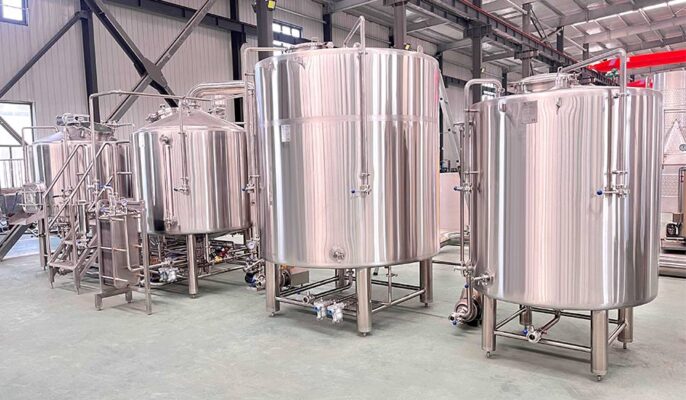 Especificações do equipamento de microcervejaria 1000L