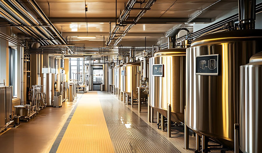 How do we provide a suitable heating method for the brewery