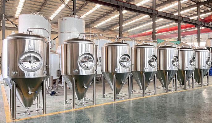 Stainless Steel Conical fermentation tanks