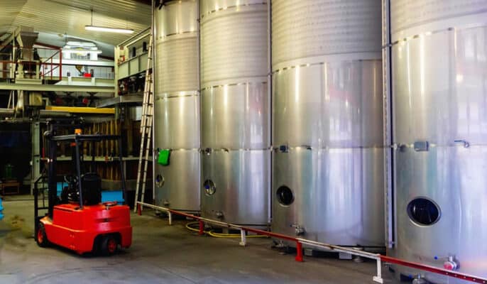 bright beer tanks