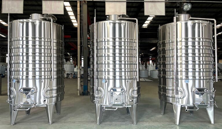 stainless steel fermentation tanks