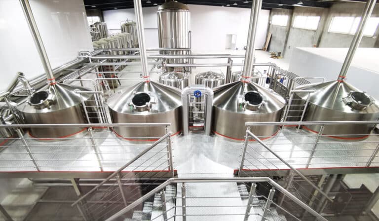 2000L automatic brewery